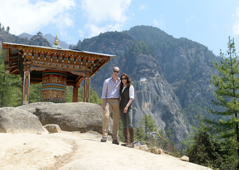 Кейт и принц Уильям в Бутане 