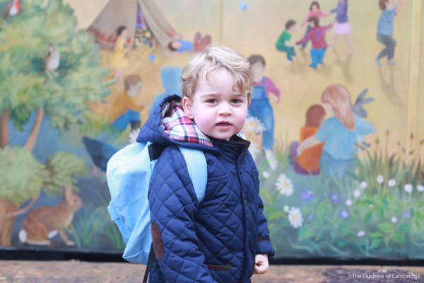 принц Джордж в детском саду